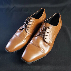 Alfani‎ Quincy Cap-Toe Lace Up Men’s Brown Shoes 13M